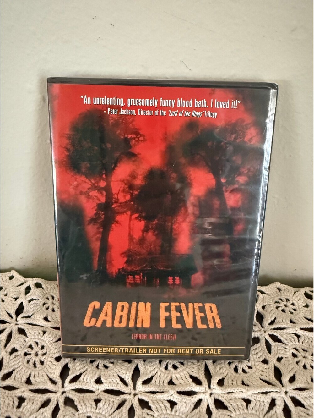 Cabin Fever 2002 DVD Horror Movie Screener/Trailer Sealed